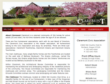 Tablet Screenshot of claremontcivic.com